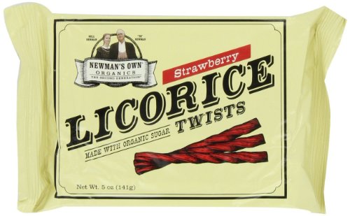 Newman’s Own Organic – Strawberry Licorice Twists, Made With Organic Sugar 5 Oz (Pack of 5) logo