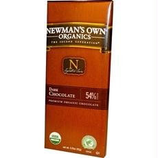 Newmans Own Organics B27396 Newmans Own Organics Dark Chocolate Bar -12×3.25oz logo