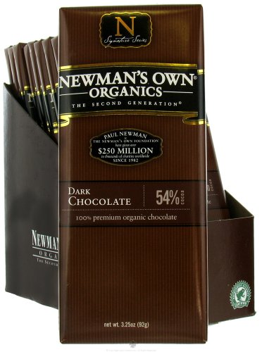 Newman’s Own Organics – Chocolate Bar 54% Dark logo