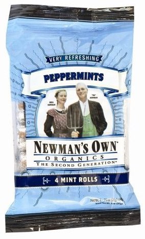 Newman’s Own Organics Mint Rolls Peppermint — 4 Rolls logo