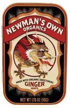 Newman’s Own Organics Mints Ginger, 1.7600-ounces (pack of6) ( Value Bulk Multi-pack) logo