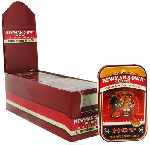 Newman’s Own Organics – Mints Tin Cinnamon Cinnamon logo