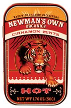 Newman’s Own Organics Organic Cinnamon Mints 1.76 Oz. (Pack of 6) logo