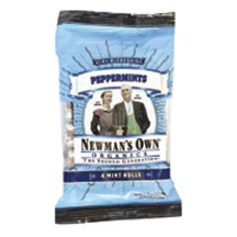 Newman’s Own Organics Peppermint Mints Roll Pack 0.75 Oz (Pack of 6) logo