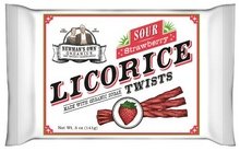 Newman`s Own Sour Strawberry Licorice Twists (15×5 Oz) logo