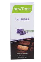 Newtree Belgian Milk Chocolate Bar Lavender — 2.82 Oz logo