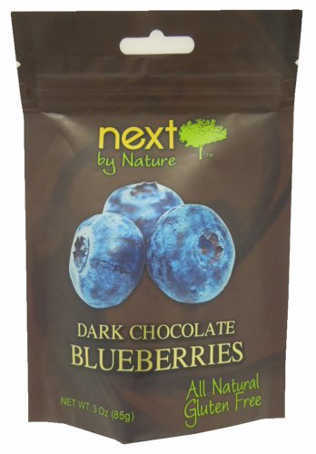 Next By Nature Dark Chocolate, Blueberries, 3 Ounce (Pack of 12) logo