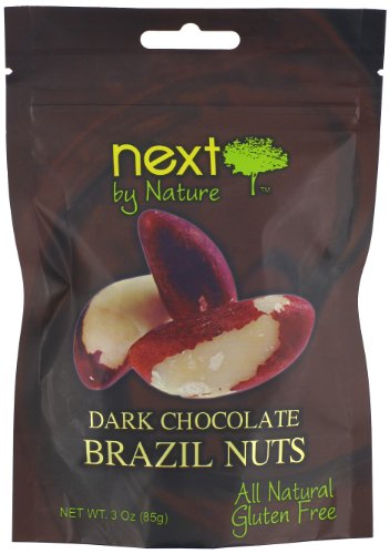 Next By Nature Dark Chocolate, Brazil Nuts, 3 Ounce (Pack of 12) logo