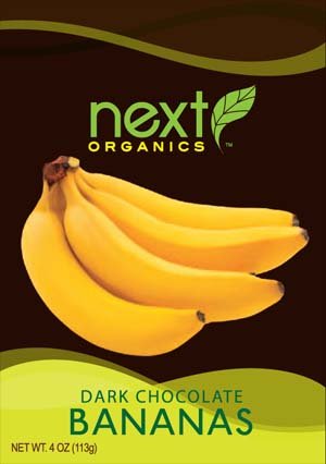 Next Organic Dark Chocolate Bananas (6x4oz) logo