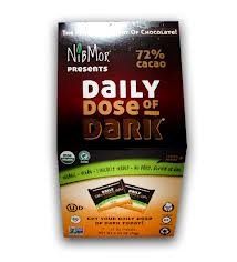 Nibmor Cndy, Dark Chocolate, 72%, D / D Og2 7-count .35 Oz. (Pack of 6) logo