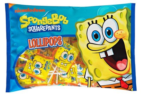 Nickelodeon Spongebob Sqarepants Lollipops, 10.2 Oz (Pack of 2) logo