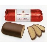 Niederegger Lubeck Marzipan Dark Chocolate Loaf 48g (5-pack) logo