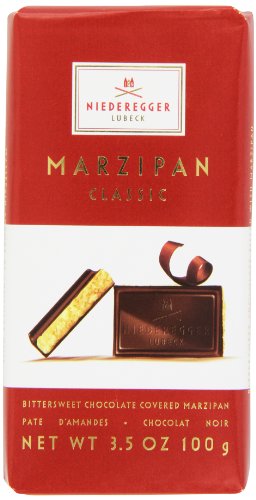 Niederegger Marzipan Classic Bar, Bittersweet, 3.5 ounce (Pack of 6) logo