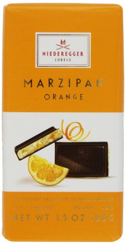 Niederegger Marzipan Classic Bar, Orange, 3.5 ounce (Pack of 2) logo