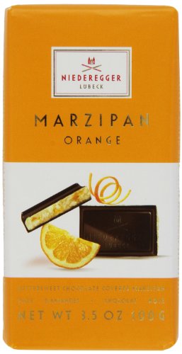 Niederegger Marzipan Classic Bar, Orange, 3.5 ounce (Pack of 6) logo