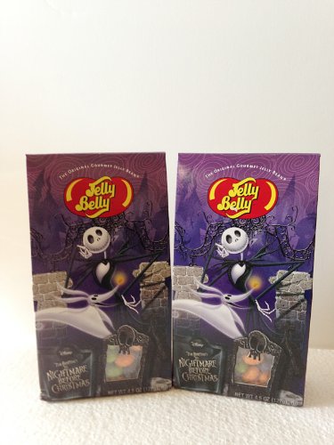 Nightmare Before Christmas Limited Edition Jelly Belly Jellybeans 4.5oz Box (2 Pack) logo