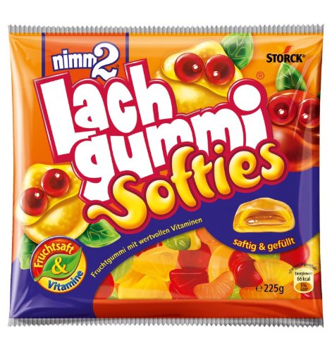 Nimm 2 Lachgummi Softies 225g logo