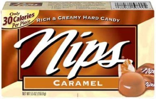 Nips Caramel Candy, 4 ounce (Pack of 12) logo