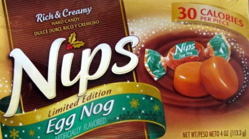 Nips Limited Edition Egg Nog Hard Candy 4 Oz logo