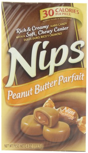 Nips Peanut Butter Parfait Candy, 4 ounce Boxes (Pack of 12) logo