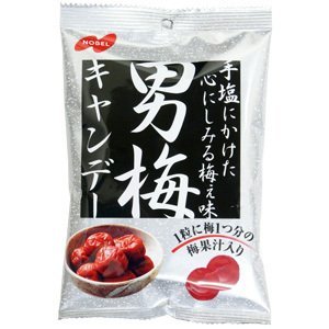 Nobel Otokoume(masculine Apricot), Japanese Apricot Candy, 2.8oz/bag X 3 Bags [japan Import] logo