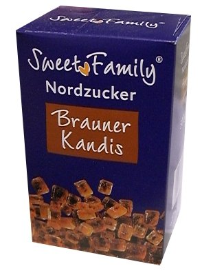 Nordzucker, Brauner Kandis (sweetfamily) 500g, Brown Sugar Candy logo