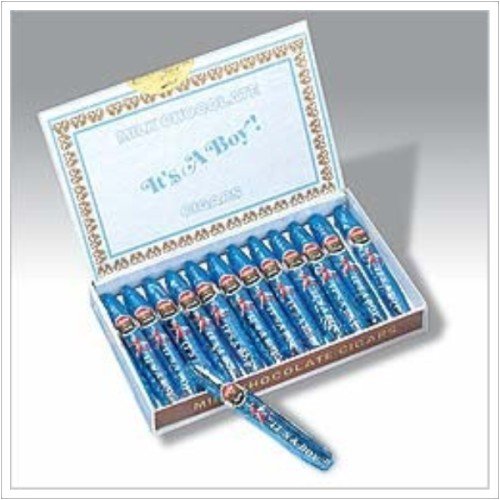 Novelty Indulgence – Its A Boy Milk Chocolate Cigars, Box Of 24 logo