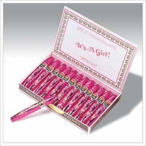 Novelty Indulgence – Its A Girl Milk Chocolate Cigars, Box Of 24 logo