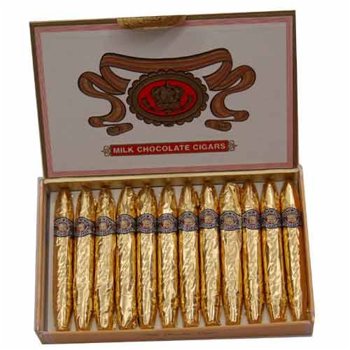 Novelty Indulgence – Milk Chocolate Cigars, Box Of 24 logo