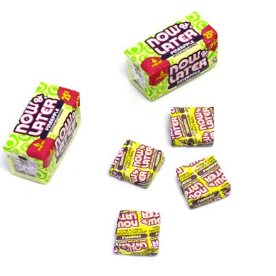 Now and Later Candy 1 Pack Pineapple logo