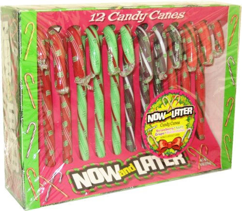 Now & Later Candy Canes 12ct. logo