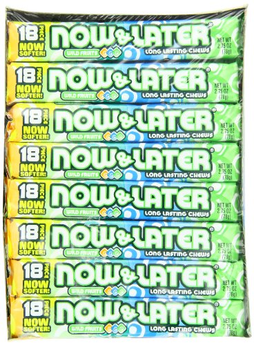 Now & Later Chewy Candy, Wild Fruit, 24 Count logo