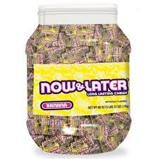 Now & Later Long Lasting Chews Banana Flavor 60oz logo