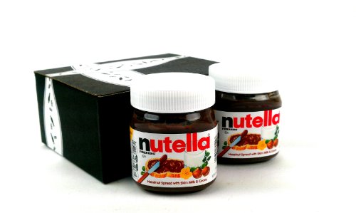 Nutella Hazelnut Spread 13oz Jars, Pack of 2 In A Gift Box logo