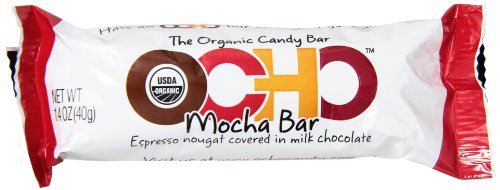 Ocho Candy Bar, Mocha, 1.2 Ounce (Pack of 18) logo