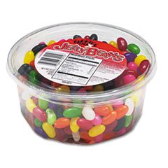 Office Snax 70013, Jelly Beans Tub Of Candy, 2 Lb. logo