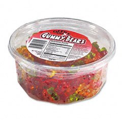 Office Snax 70015, Gummy Bear Tub Of Candy, 2 Lb. logo