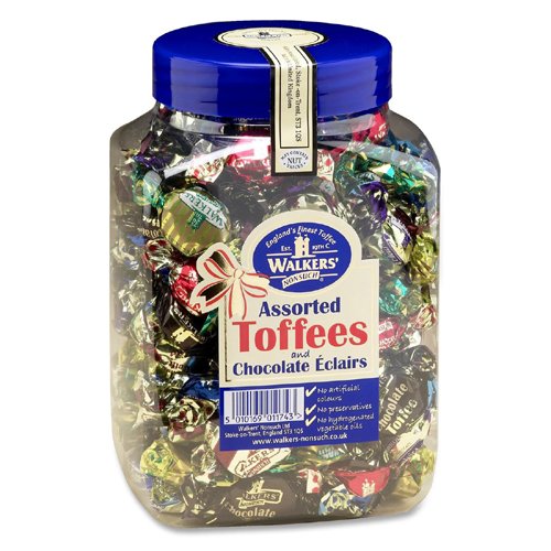 Office Snax Royal Toffee Candy – Assorted – Resealable Jar – 1 Each logo