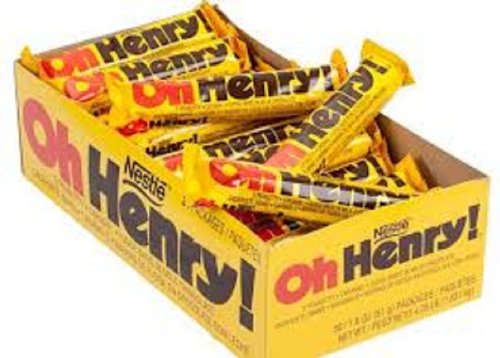 Oh Henry Caramel Fudge Chocolate Bars 36ct logo