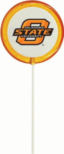 Oklahoma State Lollipals – 6 Orange University Lollipops, Perfect For Students, Alumni, Tailgates, Or Game Day! logo