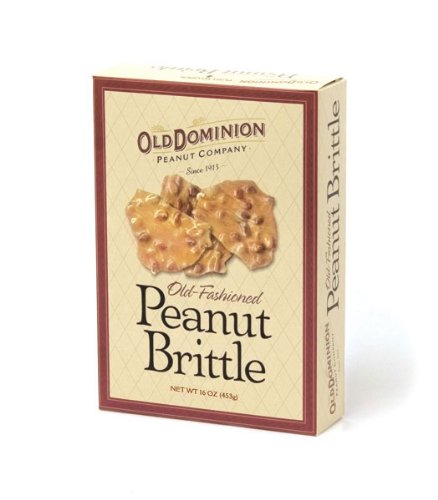 Old Dominion Old-fashioned Peanut Brittle 16 Oz Box logo