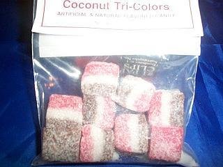 Old Fashion Coconut Tricolors Candy logo