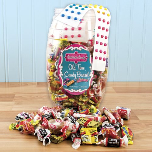 Old Time Nostalgic Candy Barrel: Reach In and Grab A Handful Of The Past logo