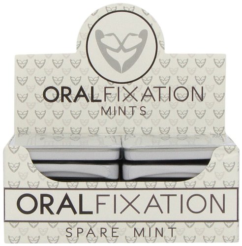 Oral Fixation Mints Spare Mints, Spearmint, 0.8 ounce Tins (Pack of 12) logo