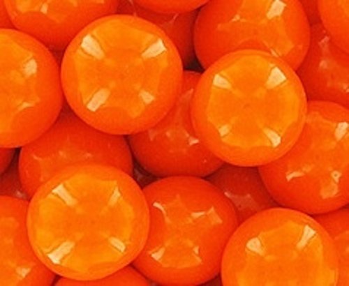Orange 1 Inch Gumballs 1lb Bag logo