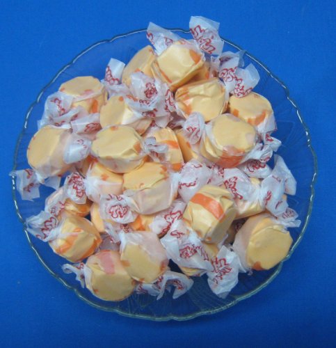 Orange Flavored Taffy Town Salt Water Taffy 2 Pound logo