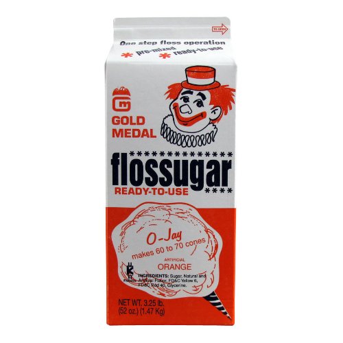 Orange Flossugar, 6-1/2 Gallon Cartons / Case logo