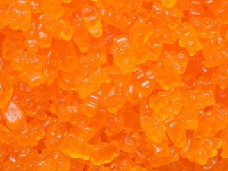 Orange Gummi Gummy Bears Candy 1 Pound Bag logo