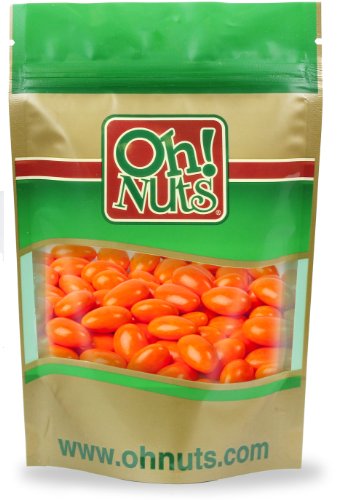 Orange Jordan Almonds 5 Pound Bag – Oh! Nuts logo