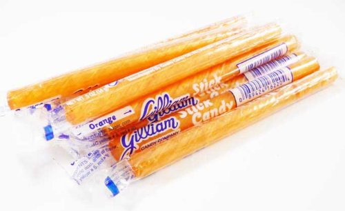 Orange Old Fashioned Hard Candy Sticks: 10 Count (individually Wrapped) logo